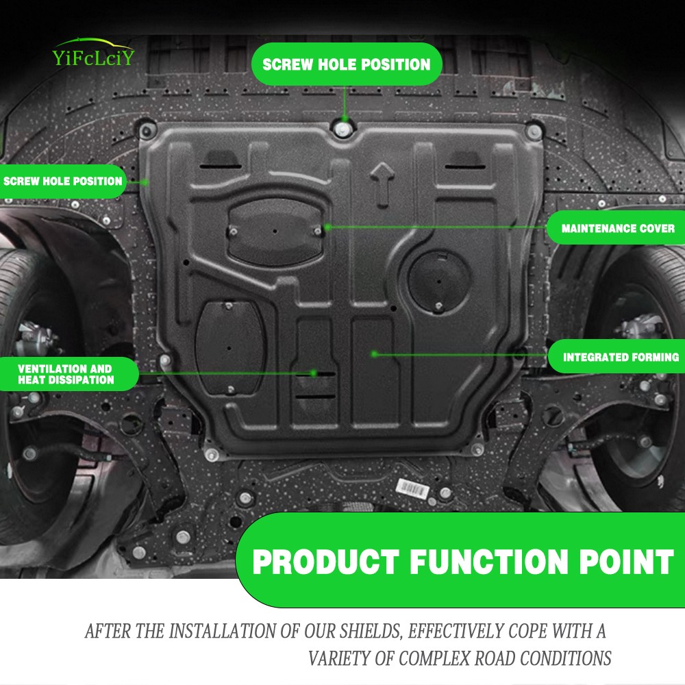 2Pcs For Audi Q5 2009-2017 Under Engine Splash Guards Front Engine Mud Flaps