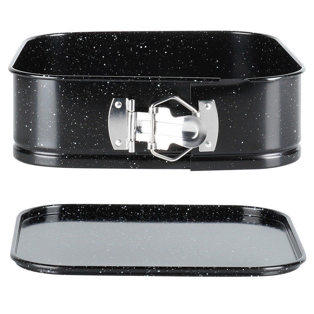 Granite baking pan, cake pan, springform pan, 20x20x6.8 cm