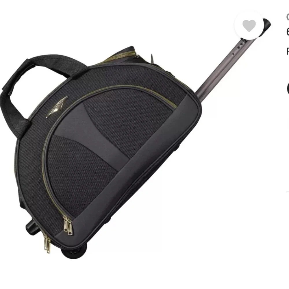 GALAXY GREY DUFFLE TROLLEY BAG