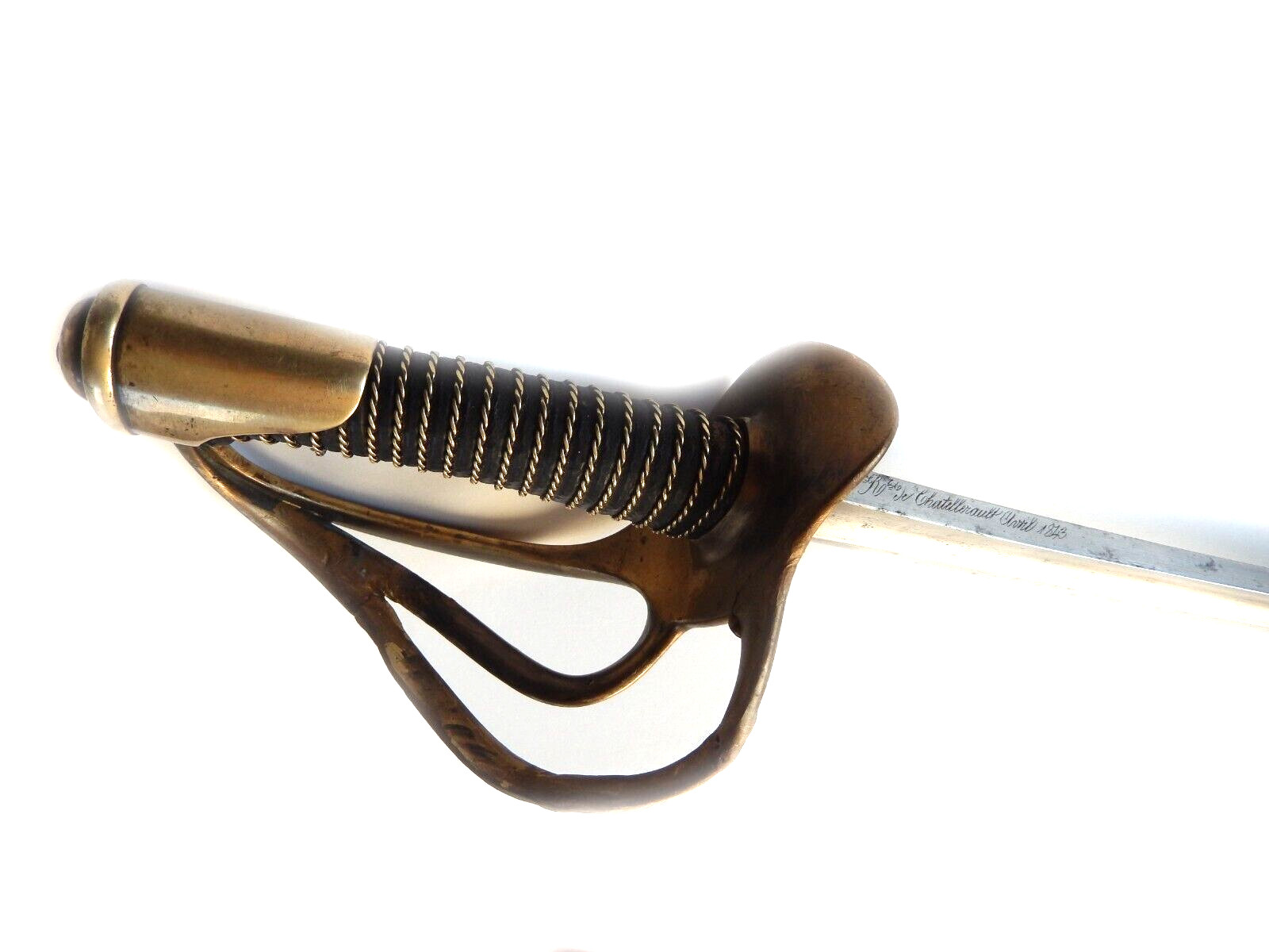 Original light cavalry French sword pattern 1822 with mark s