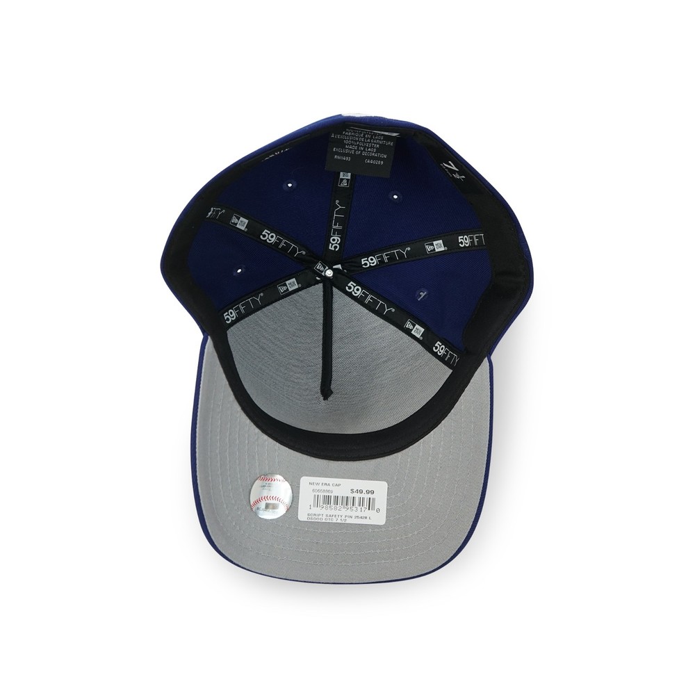 New Era MLB A-Frame Script Safety Pin (Various Teams) 59FITY Fitted Cap Hat