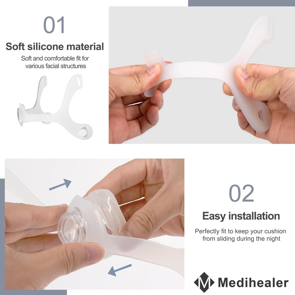 Comfort & Function: WISP Replacement Frame Set with Silicone Cushion & Clips