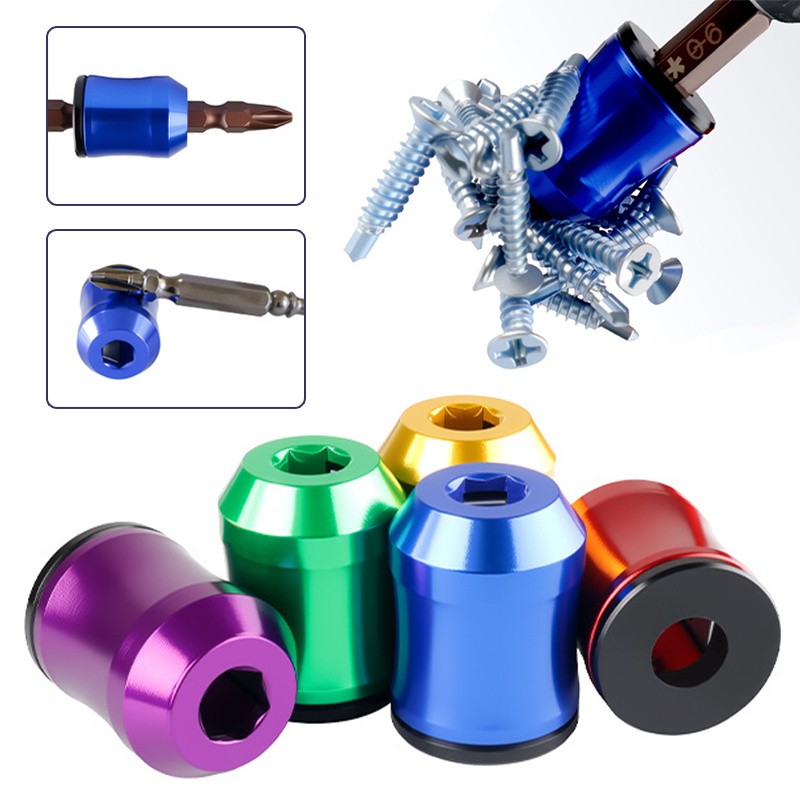 Screwdriver Magnetic Ring Hex Bit Head Strong Magnetizer Tool Head Ring