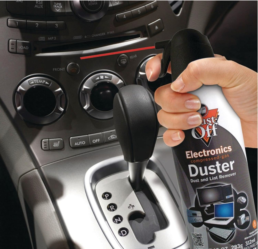 Dust-Off Compressed Gas Duster 10 Oz 2 Pack Electronics Cleaner