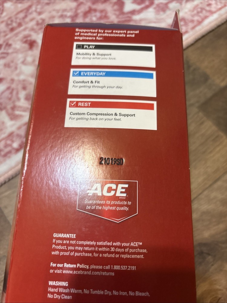 ACE Back Deluxe Stabilizer With Lumbar Support (Gray) One Size Adjustable
