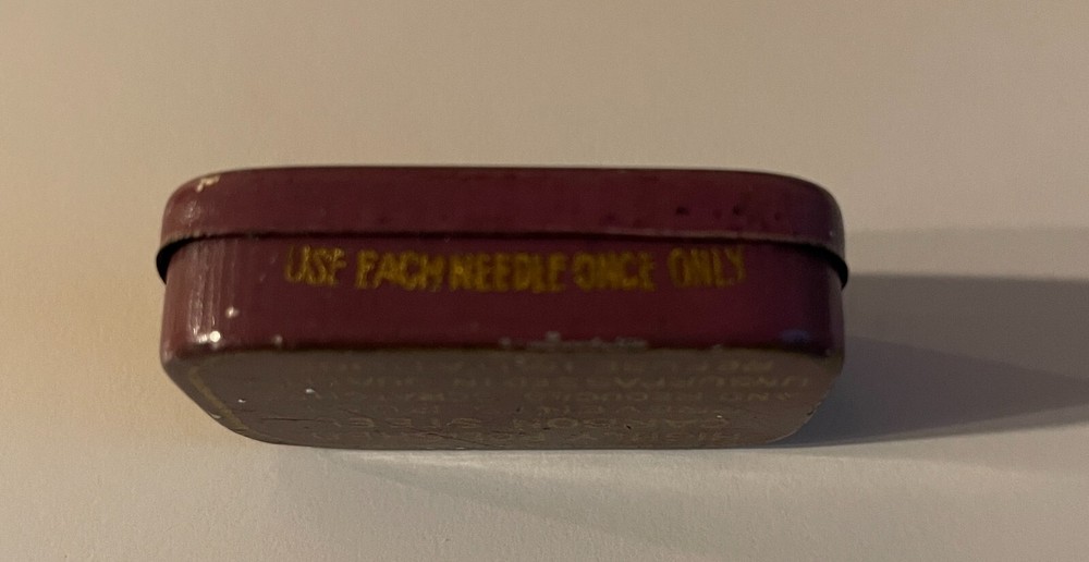 VINTAGE TRUETONE DISC RECORD NEEDLES TIN With Needles