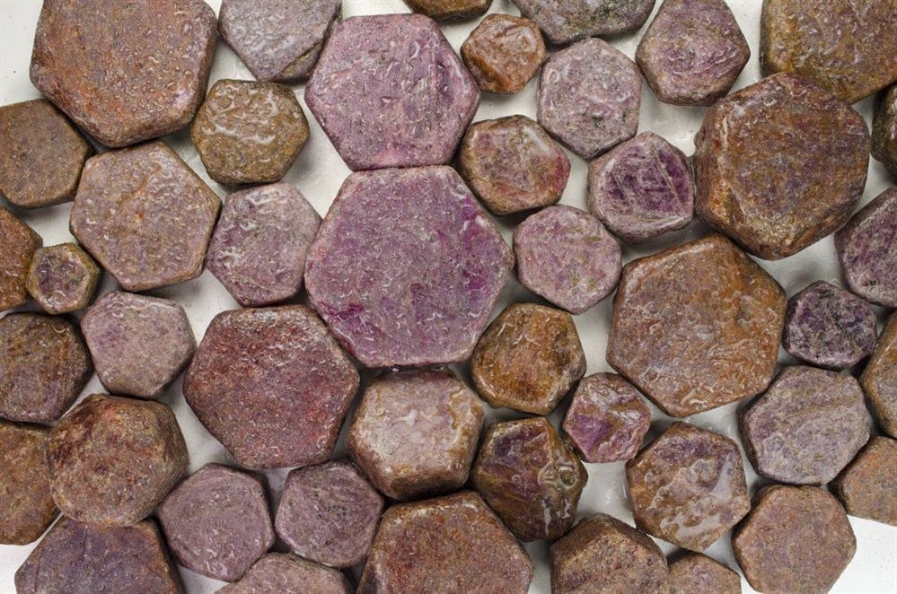 1 Pound of Natural Hexagonal Ruby - "A" Grade - Cabbing, Tumbling, Specimens