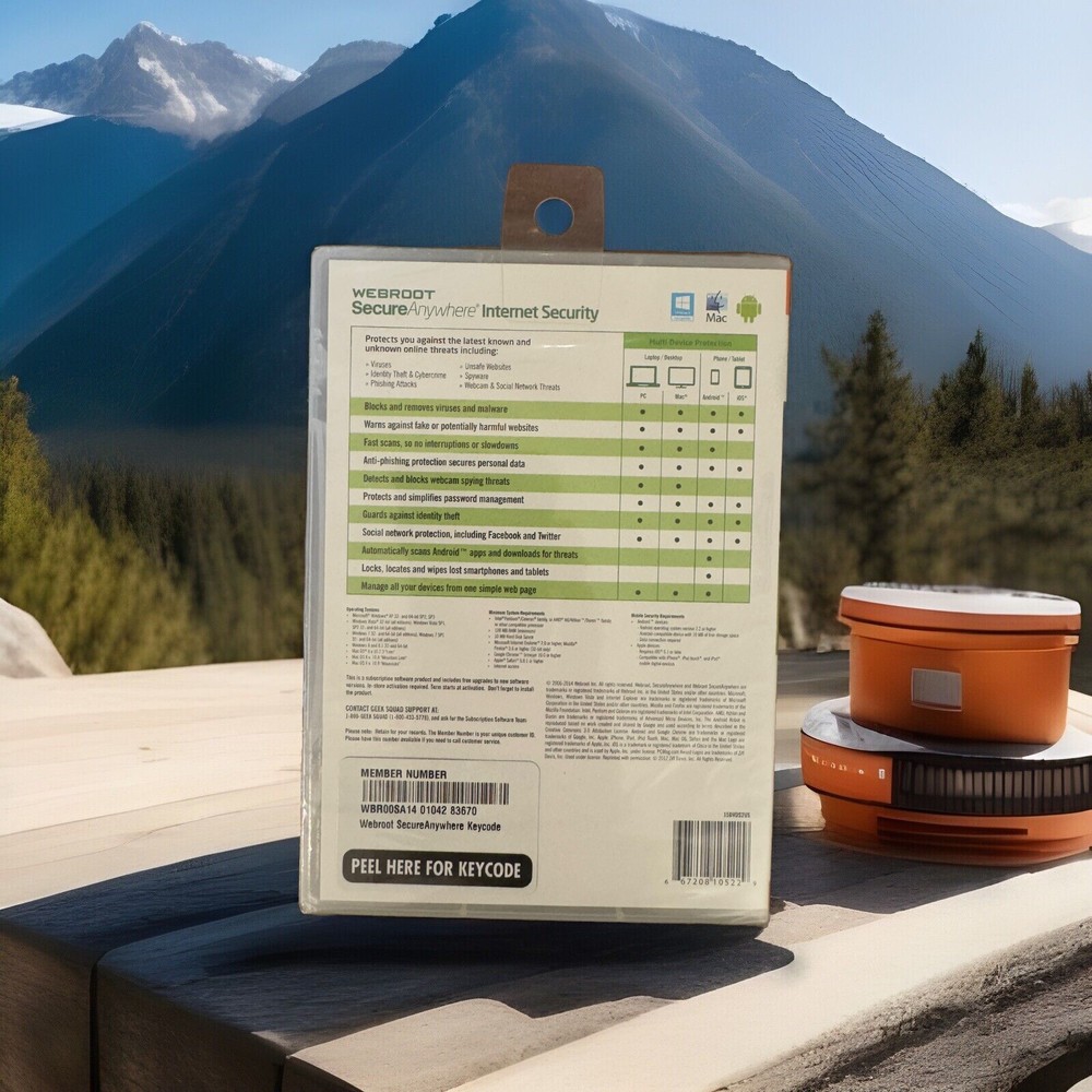 WEBROOT SecureAnywhere Internet Security PLUS - 3 Devices / 1 Year Subscr