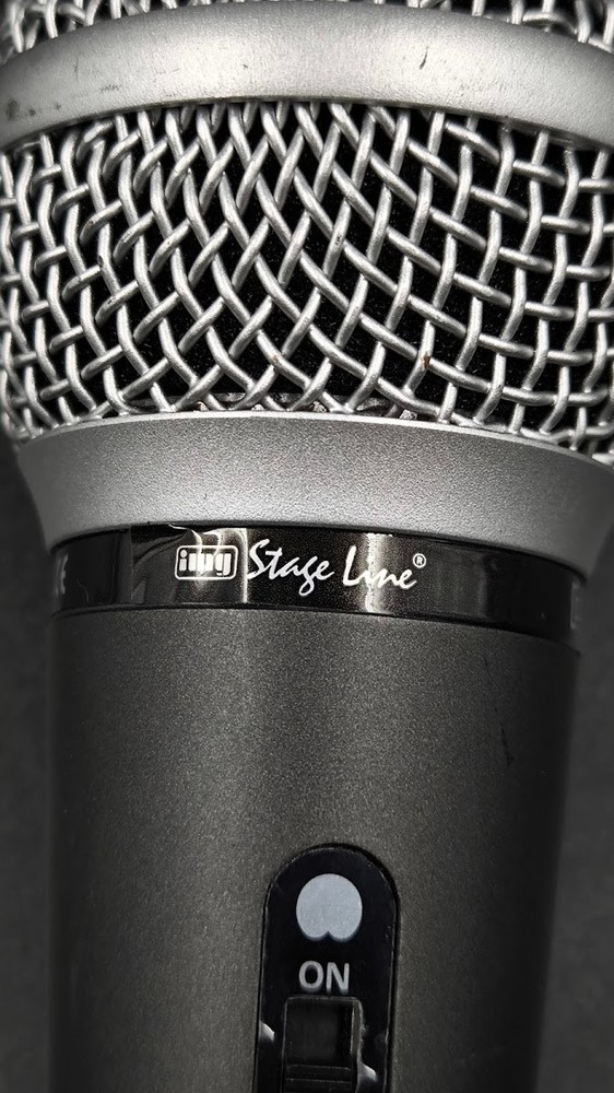 Dynamic DM-2500 Microphone Used Working Grey