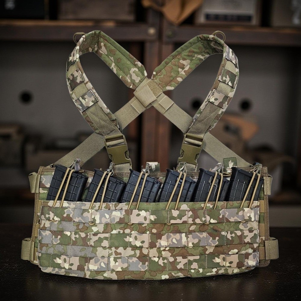 Low Profile Chest Rig Multitarn