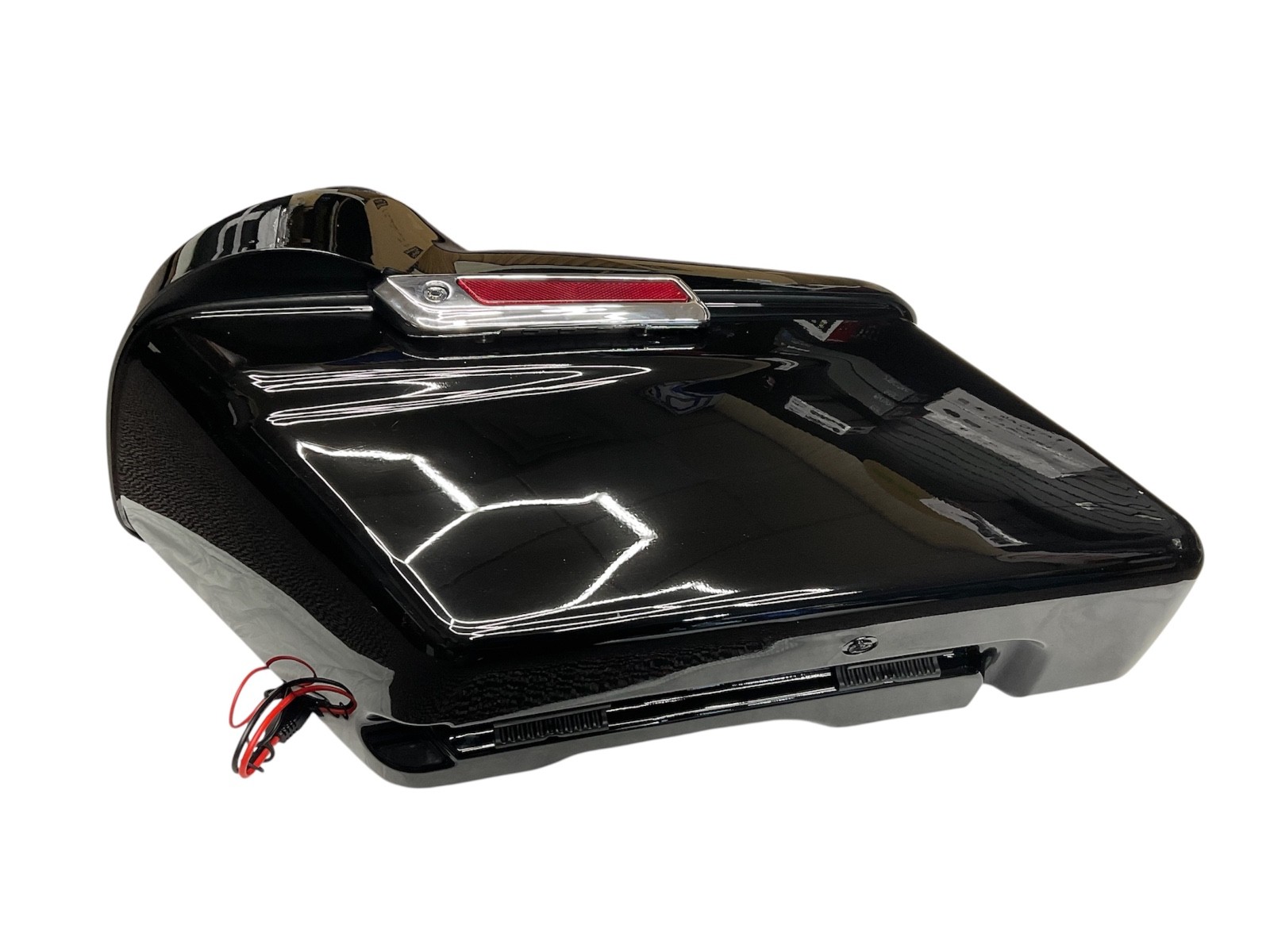 CICADA HARLEY 14-LATER TOURING STOCK AUDIO SADDLEBAGS W/ 10" RINGS AND 8" LIDS