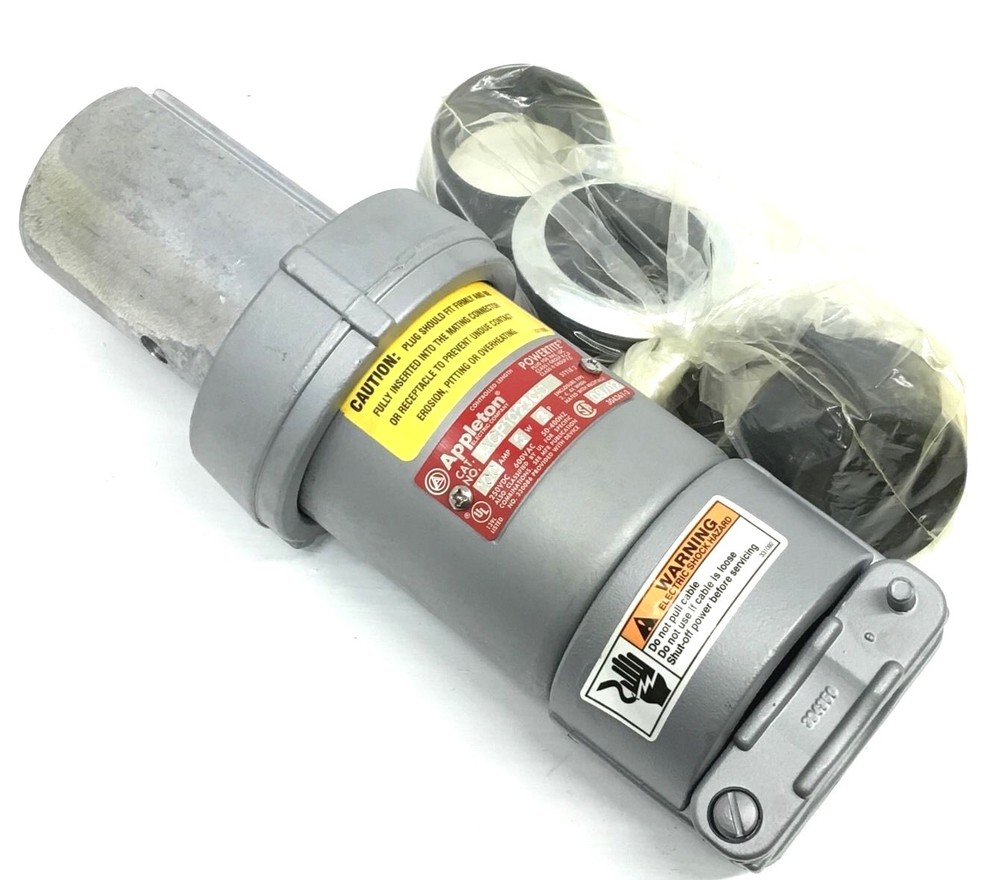 Appleton ACP1023CD 100 Amp Pin & Sleeve Plug 2 Wire 3 Pole Style 2