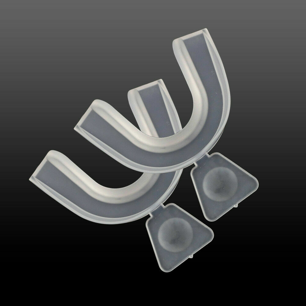 4pcs Thermoplastic Moldable Teeth Whitening Trays Mouth Guard Grinding Teeth