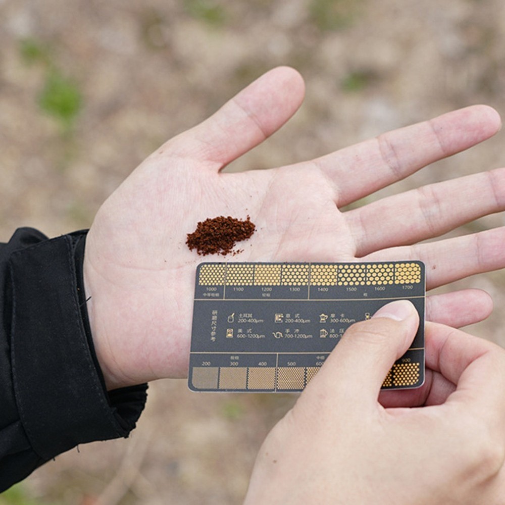 Compact Coffee Grind Measuring Ruler Tool for Flavorful Brewing Experience
