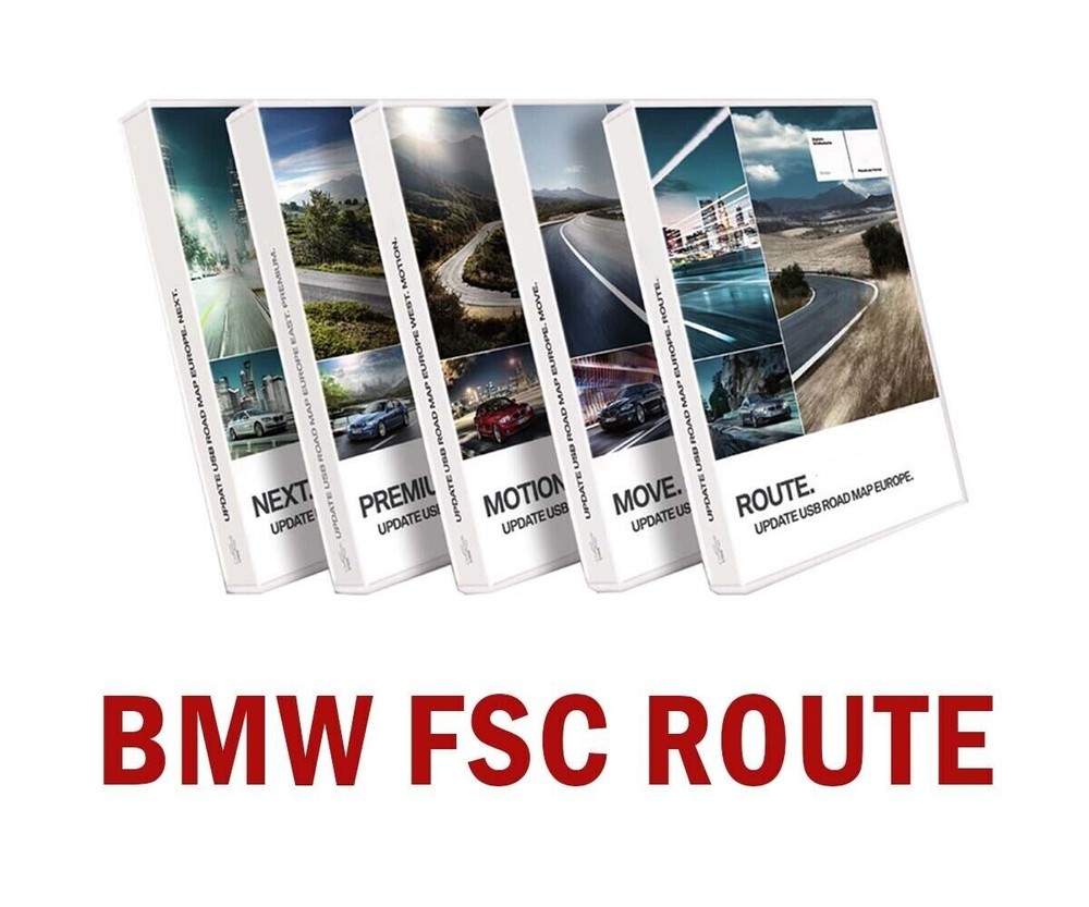 BMW UPDATE MAP FSC ROUTE CODE UNLOCK * Route Map * All Region CODE NO MAP DATA *