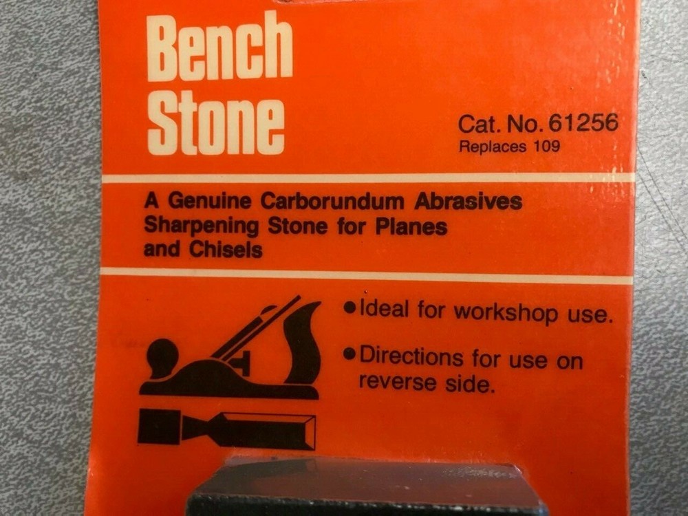 Coarse / Fine Hand Blade Plane Chisel Sharpening Honing Stone - 6" x 2" x 1"