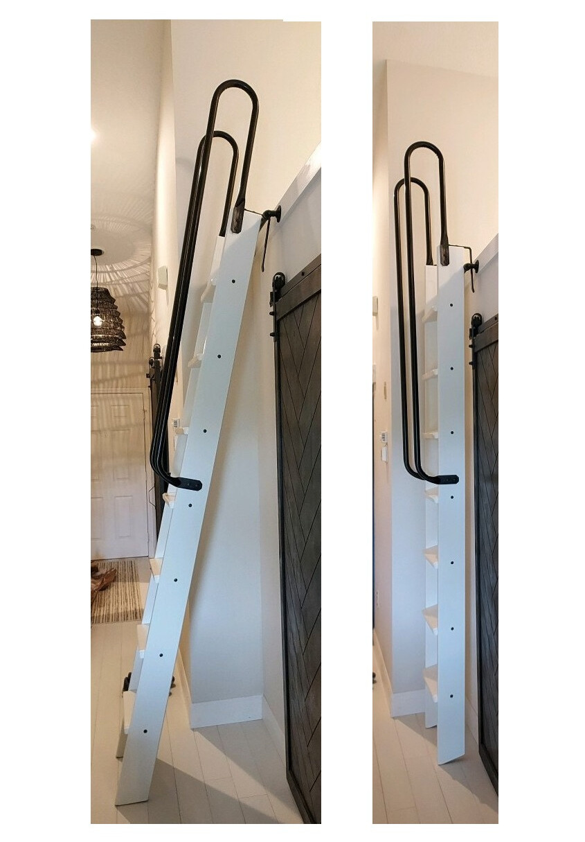 Ladder Hardware Kit - MAKES YOUR LADDER STAND UP! Library Loft Cabin