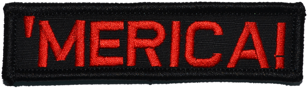 Merica 1x3.75 Military//Police Patch Hook Backing