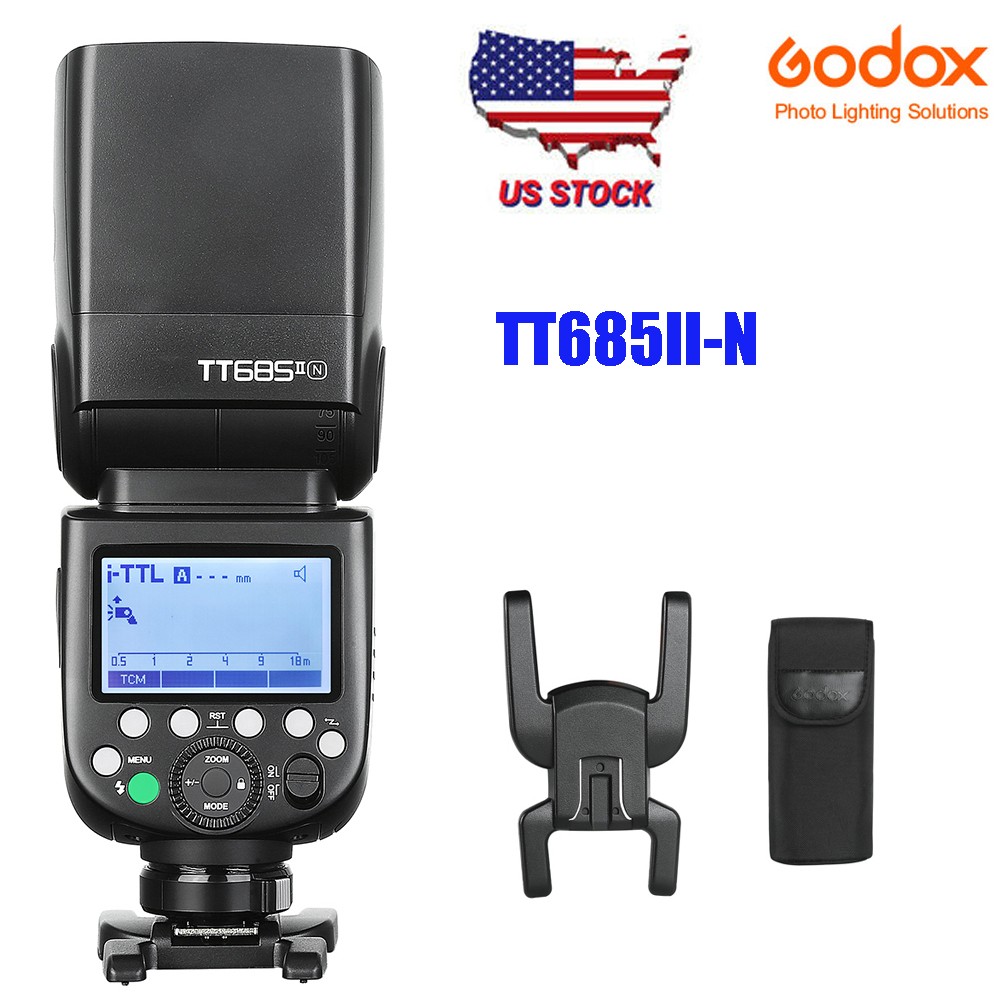 Godox TT685II-N 2.4G Wireless X System Flash Speedlight Flash for Nikon Camera