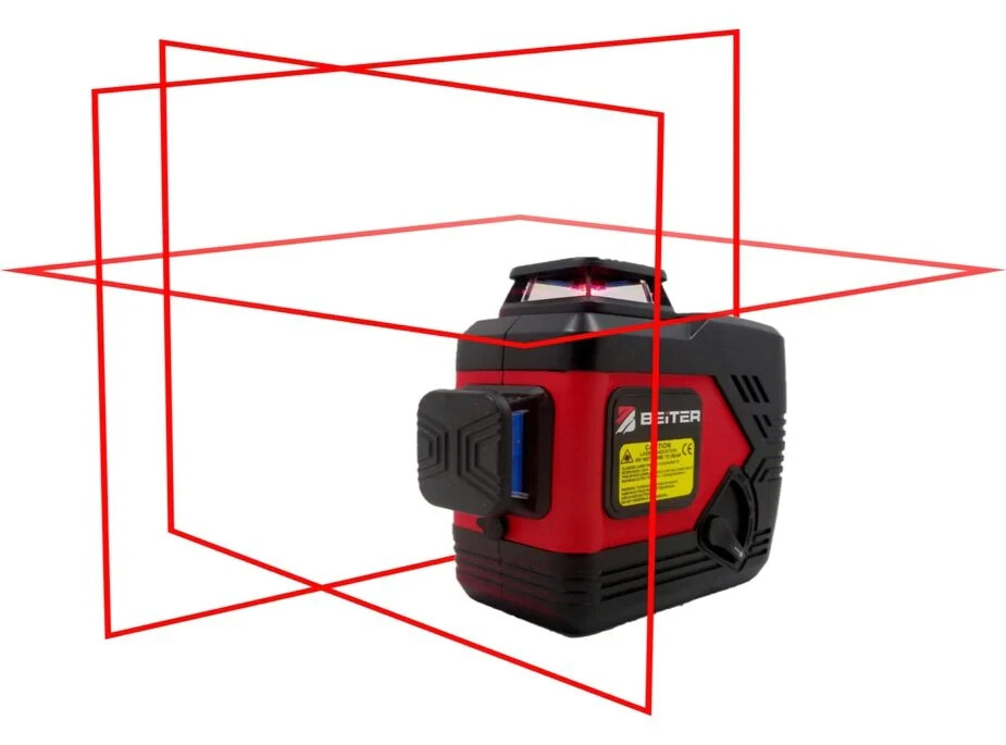 Beiter BART-3D II Professional Tri-Plane 360° Red Laser Level