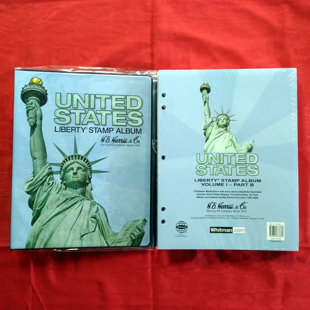 HE HARRIS USA LIBERTY STAMP ALBUM VOLUME 1 PART B 1995-2006 BINDER & PAGES