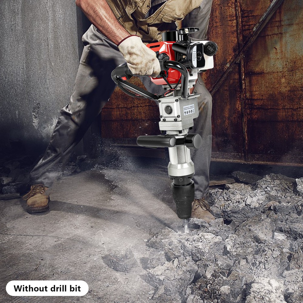 32.6cc 2-Stroke Gasoline Pile Driver Multi-function Gasoline Impact Pile Driver