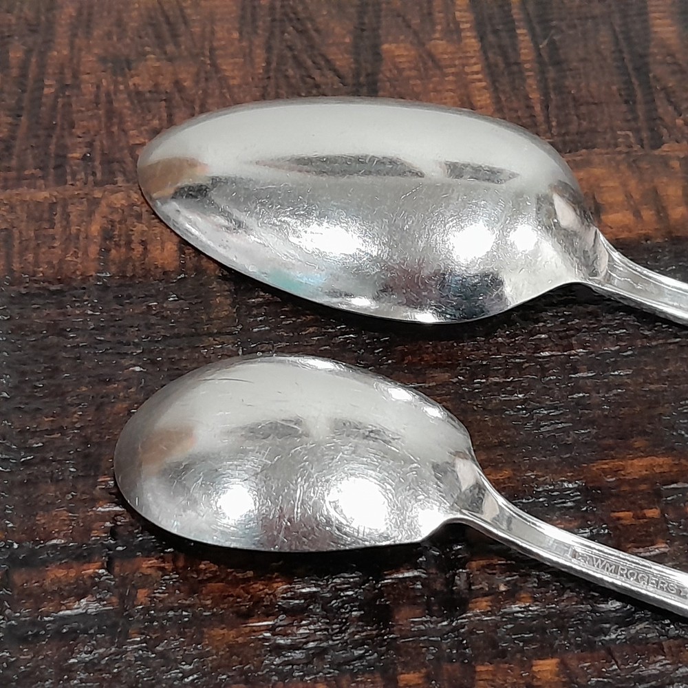 Wm Rogers International Silverplate Imperial Pattern 2 Piece Set Sugar Serving