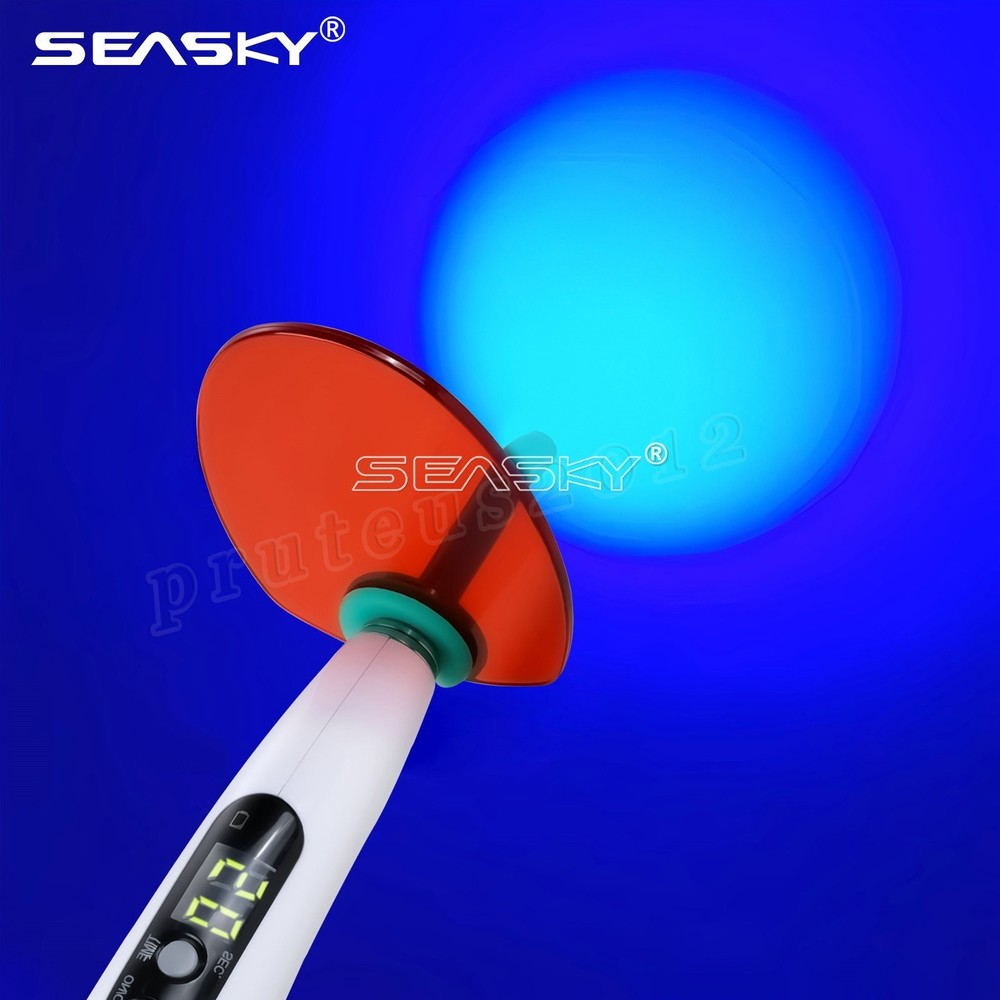 3pcs Dental Wireless Curing Light Lamp LED-B 5 Second Curing 1500mW/cm²