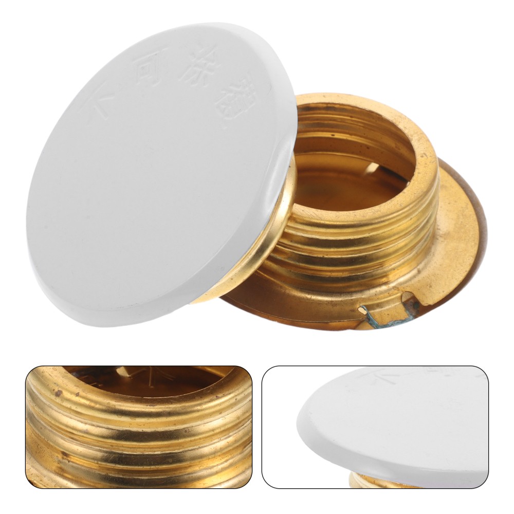 2pcs Fire Sprinkler Covers Head Cap Flange Protective Plate Replacement Fire