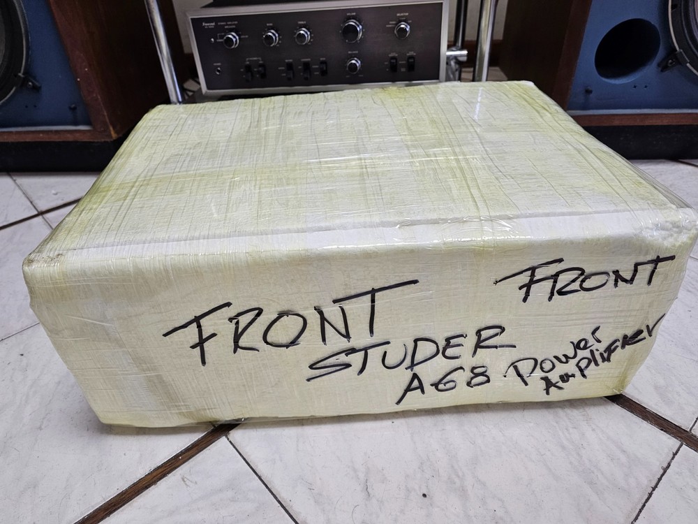 Power Studer A-68 Stereo Amplifier Serviced Operational
