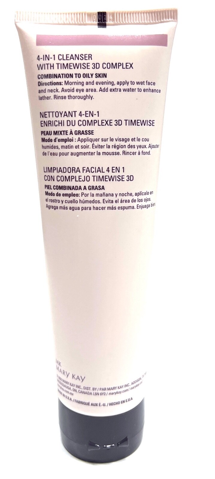 MARY KAY 4-IN-1 CLEANSER W/TIMEWISE 3D COMPLEX~217404~COMBINATION TO OILY~NIB!