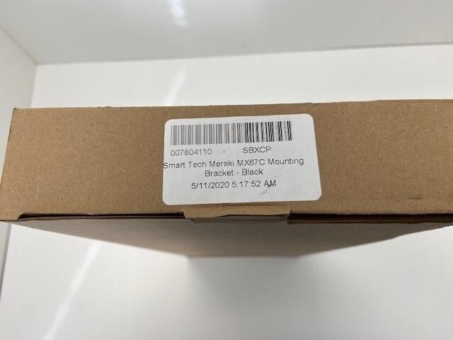 Smart Tech Mounting Bracket for Meraki MX67C | Black