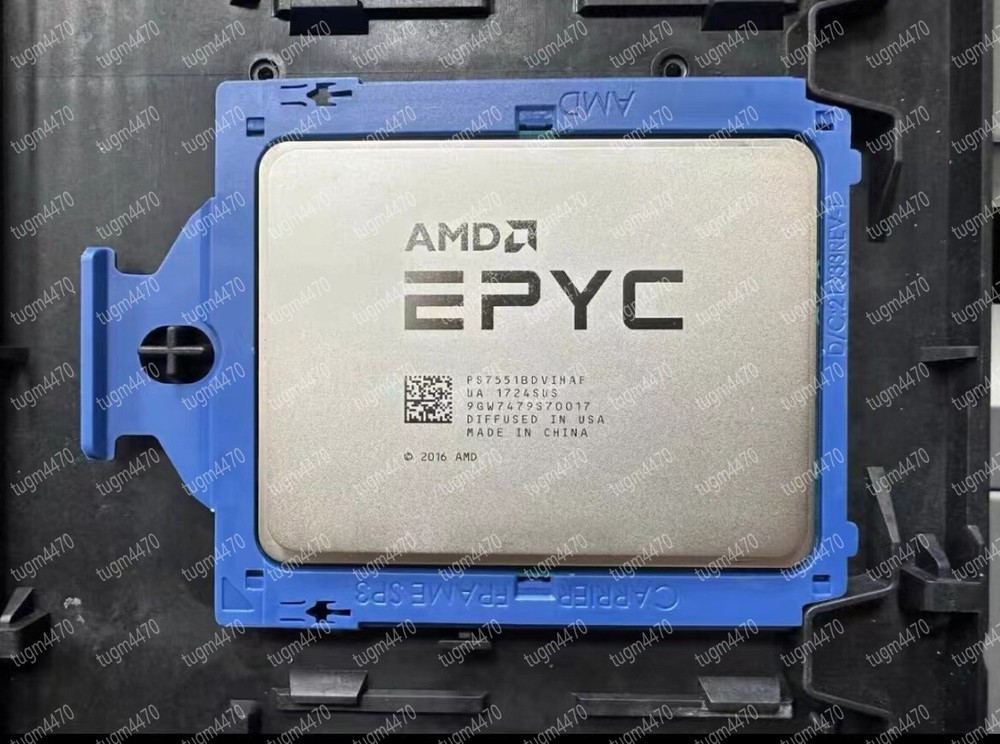 AMD epyc 7551 CPU processor 32 core 2GHz socket SP3 non-locking version