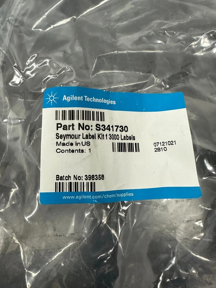 Agilent PN S341730 Seymor Label Kit
