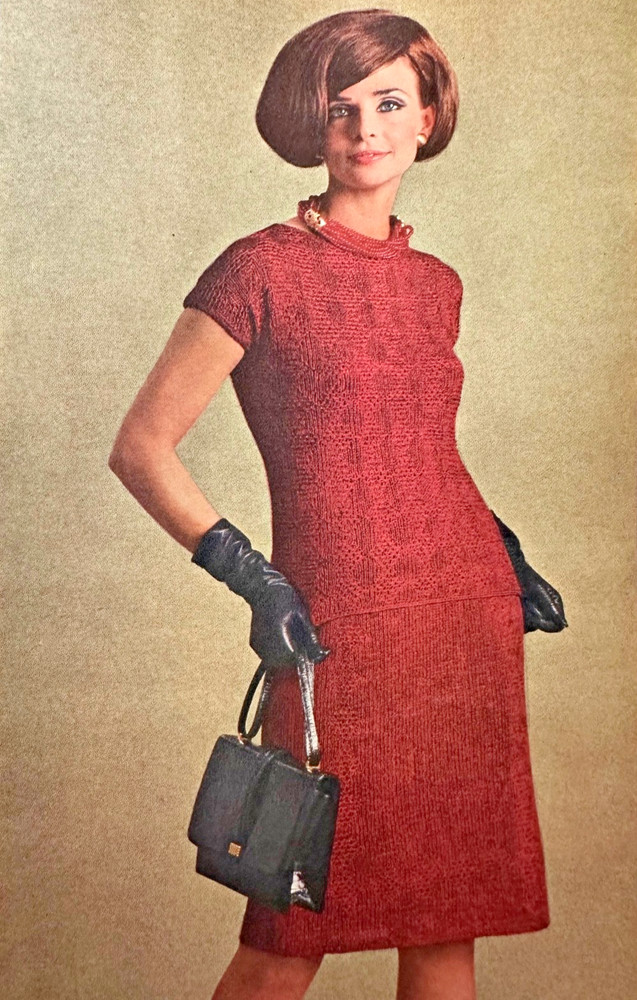 1966 FALL Winter McCalls Needlework & Crafts Knitting Patterns Sweaters Coat
