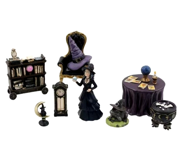 BOOKCASE Mini Halloween Decoration New Retail Packaging