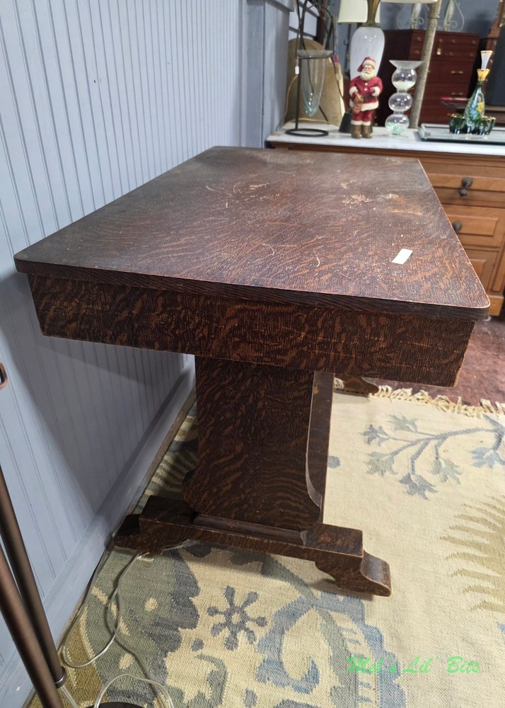 Tiger Oak Library Desk