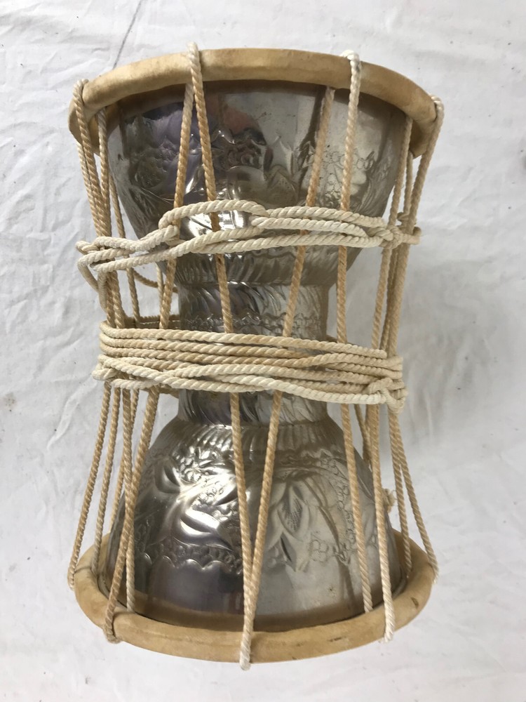 Talking Drum w/ Beater - Metal Shell