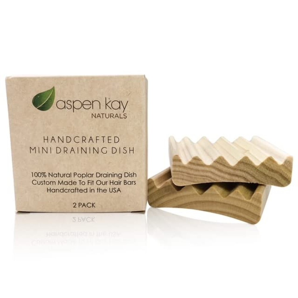 2 Pack Soap Dish, Draining Dish for Our Shampoo Bars & Conditioner Bars, 100%...