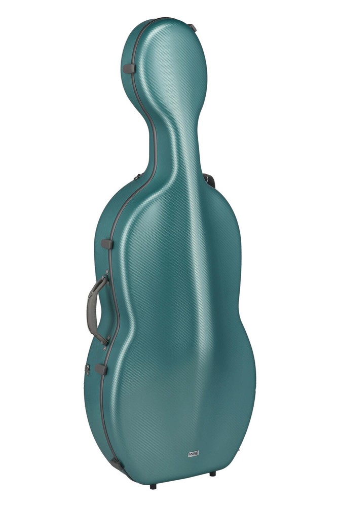 GEWApure cello case polycarbonate, model FUN, green-grey