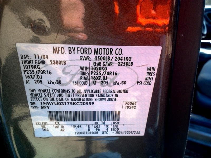 Driver Left Front Door Latch Fits 05 Escape 141113