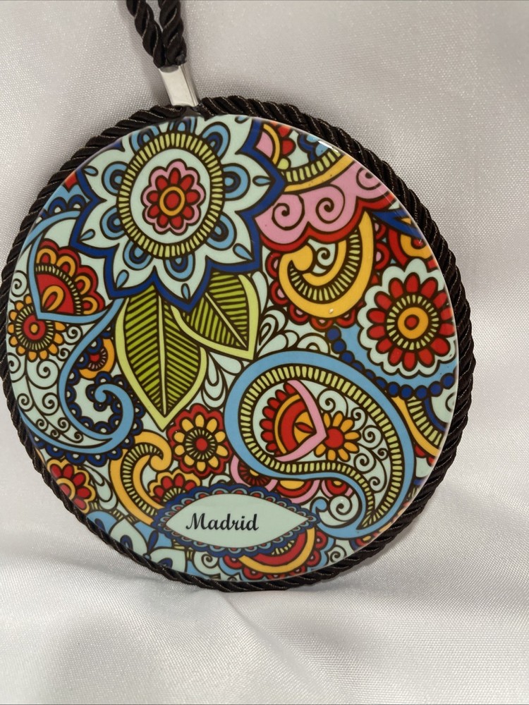 Trivet From Madrid Featuring Very Colorful Ceramic