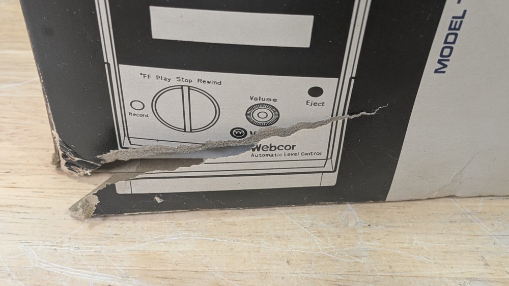 Webcor TC240 New Recorder(Works)