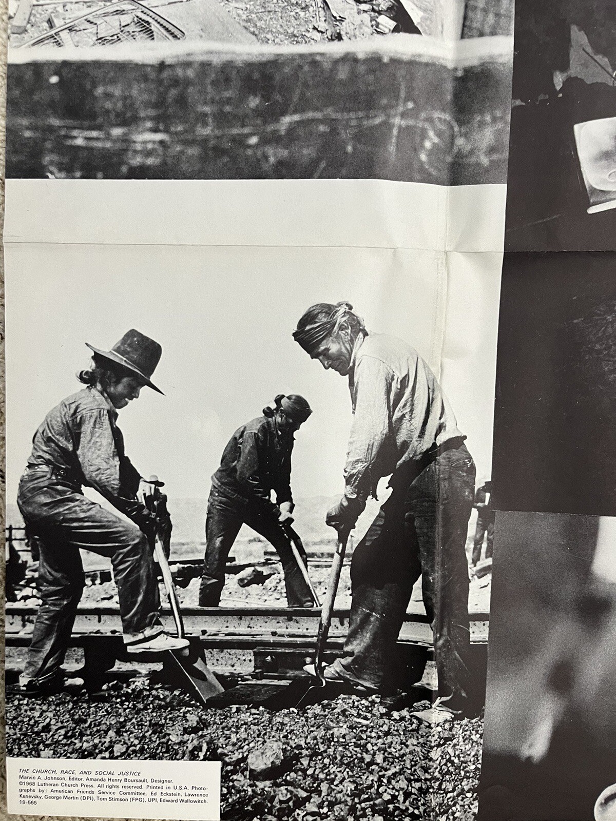 Vintage RARE 1968 Civil Rights Freedom Social Justice Equality Poster 36”X48”