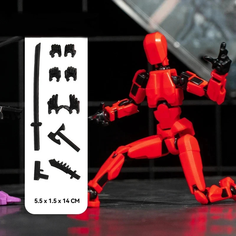 Titan13, Dummy 13, T13 Action Figure,Toy Robot, 3D Printed