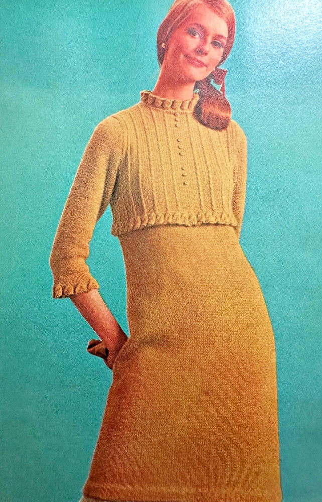 1966 FALL Winter McCalls Needlework & Crafts Knitting Patterns Sweaters Coat