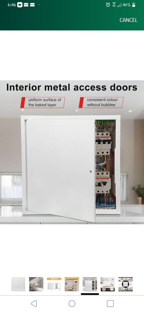 Thickened 1mm 24×24 Access Panel
