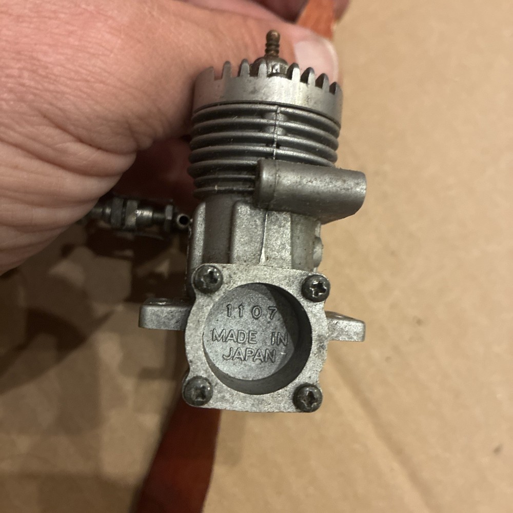OS Engine O.S. Max 10 RC Model Airplane Engine Glow Motor Turns Has Compression