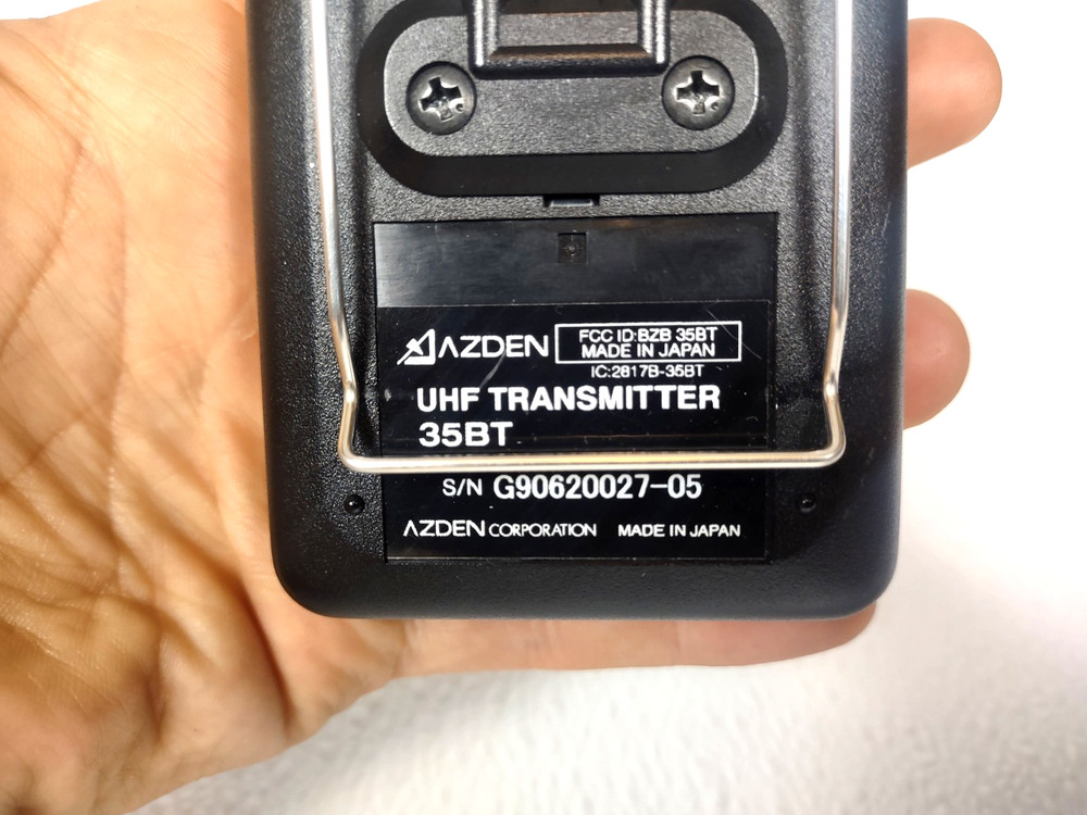 Azden 35BT UHF Replacement Transmitter Only EXCELLENT