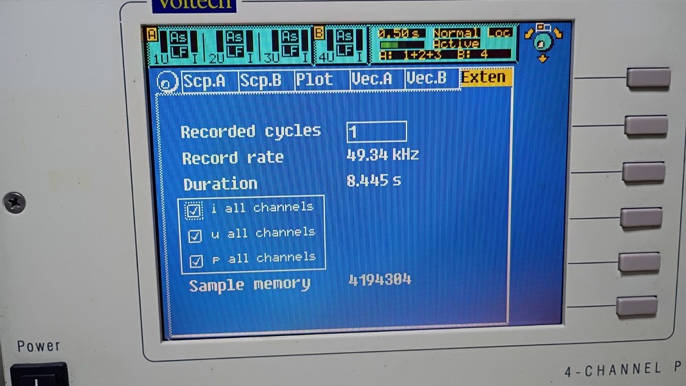 Clean, Working Voltech PMiv 4-Channel Precision Power Analyzer LMG 450